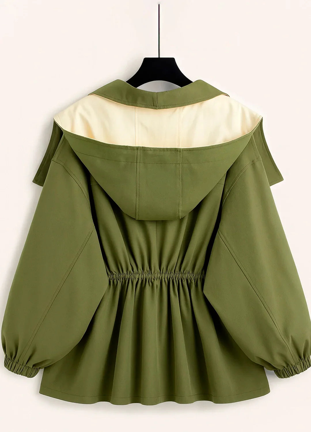 Trench Elegante Oversize Donna Bicolore