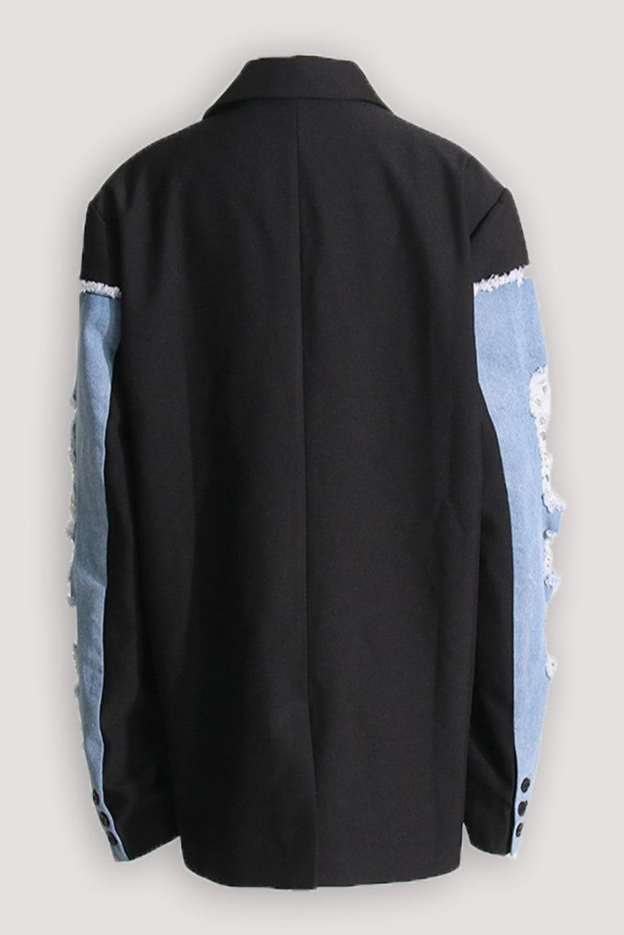 Cappotto Denim Patchwork