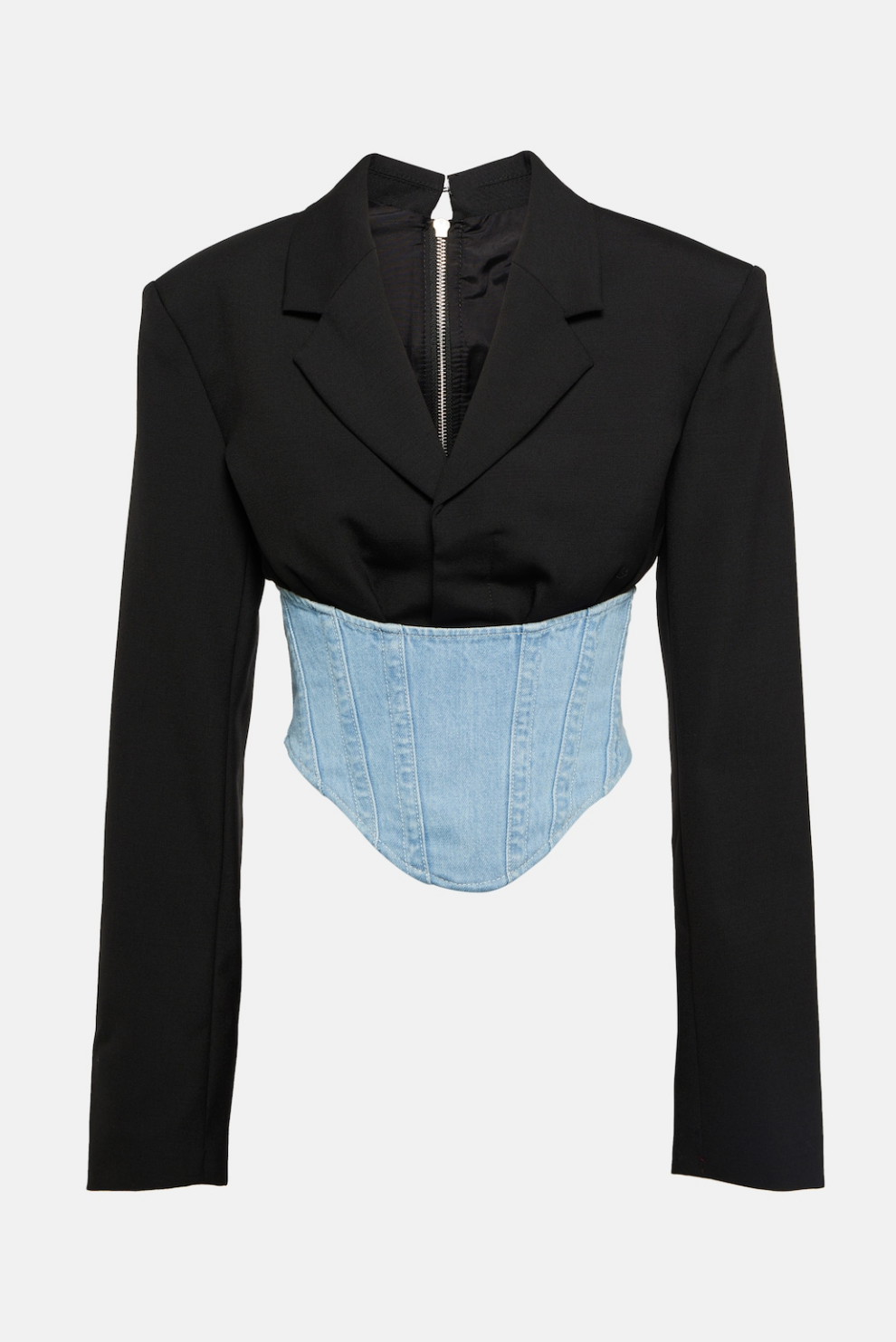 Jeans Patchwork Donna Elegante Vestibilità Slim Denim Cotone Poliestere Invernale Moderno