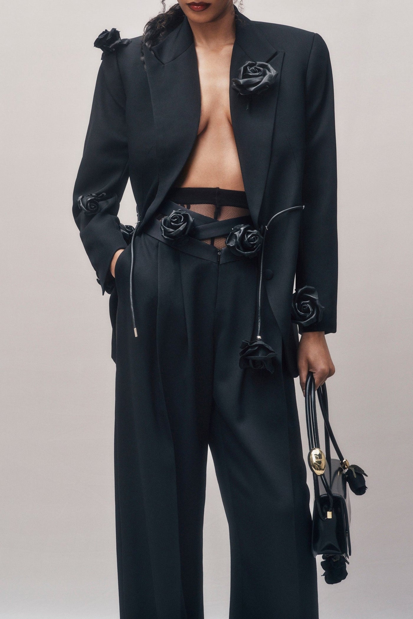 Pantalone Floreale Danica Incrociato