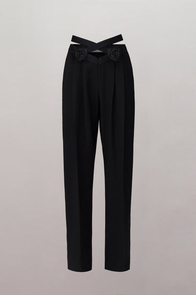 Pantalone Floreale Danica Incrociato