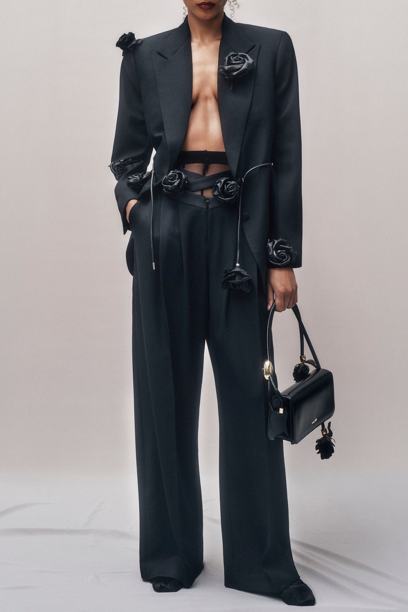 Pantalone Floreale Danica Incrociato