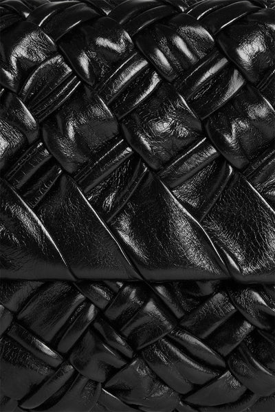 Borsa Giana Intrecciata Nera