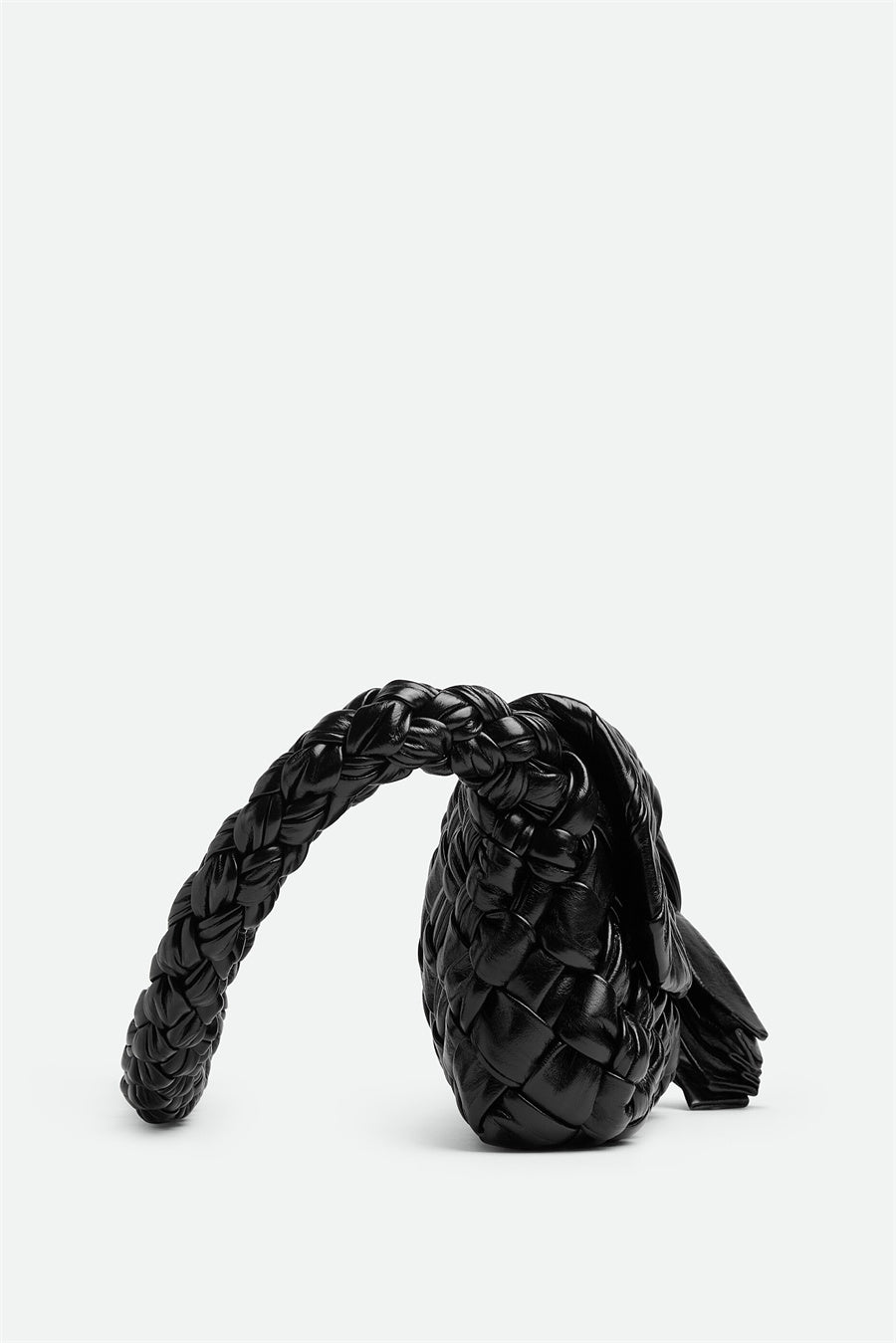 Borsa Giana Intrecciata Nera