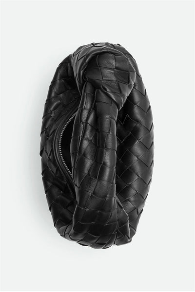 Pochette Zariah Nera Intrecciata