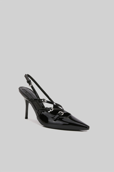 Décolleté Slingback Lucide Nere